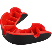 OPRO Mouthguard Adult Silver - Black/Red